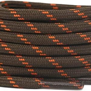 DELELE 2 Pair Thick Round Climbing Shoelaces Hiking Shoe Laces Boot Laces