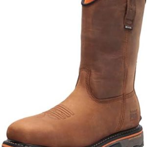 red wing work boots for men steel toe pull up waterproof