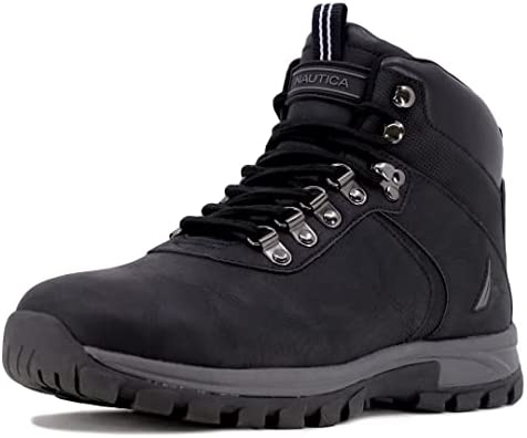 Nautica Mens Hiking Work Boots Ankle High Outdoor Trekking High Top Shoes