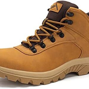CC-Los Men's Waterproof Hiking Boots Work Boots Lightweight Non-slip High-Traction Grip