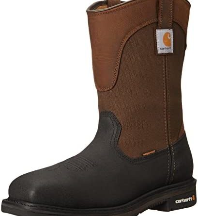 red wing work boots for men steel toe pull up waterproof
