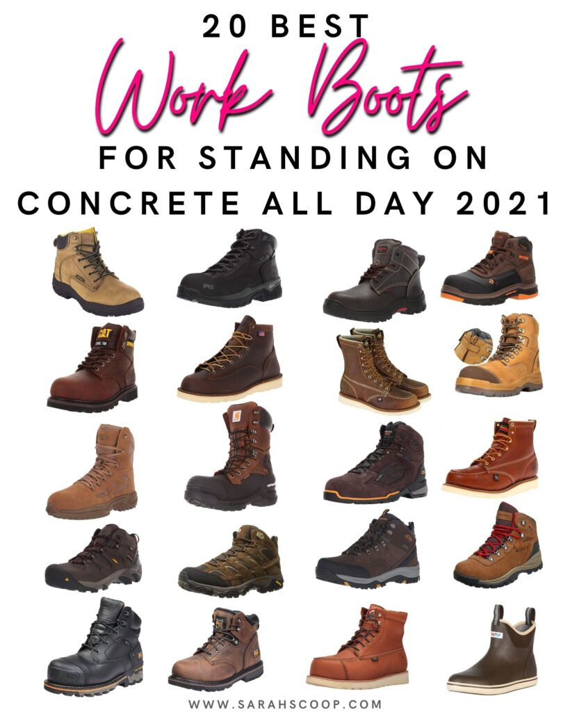 How to Choose the Best Work Boots for Standing on Concrete Support Features