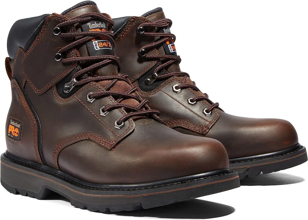 Timberland PRO Mens Pit Boss 6 Inch Soft Toe Work Boot