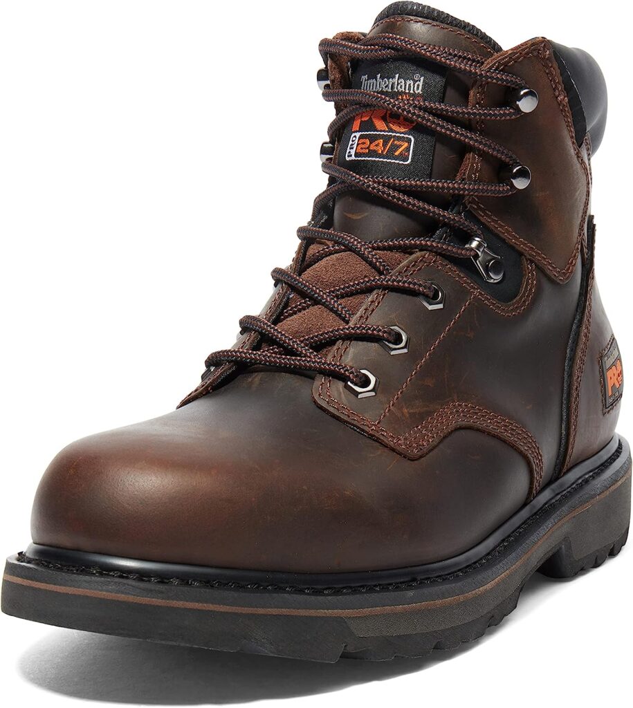 Timberland PRO Mens Pit Boss 6 Inch Soft Toe Work Boot