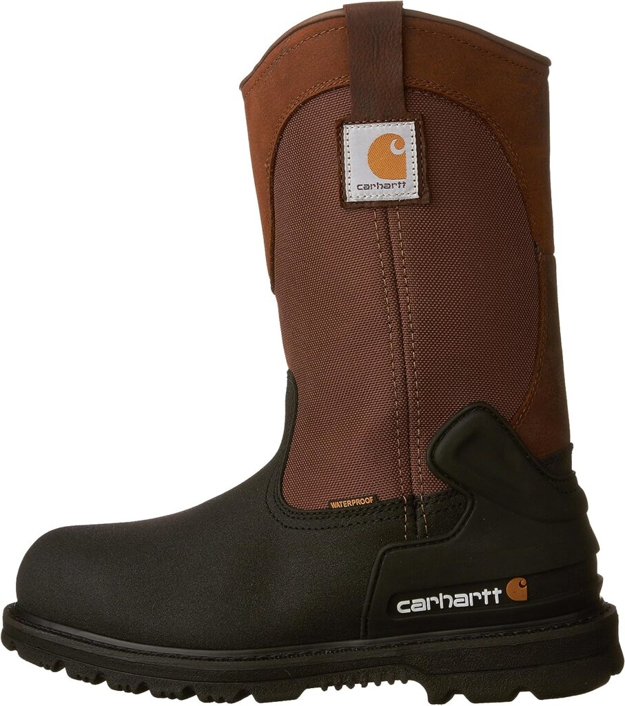 Carhartt Mens 11-Inch Waterproof Safety Toe Wellington