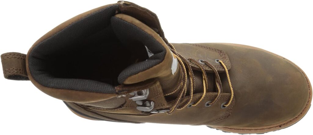 Carhartt Mens 8 Waterproof Composite Toe Leather Logger Boot CML8369