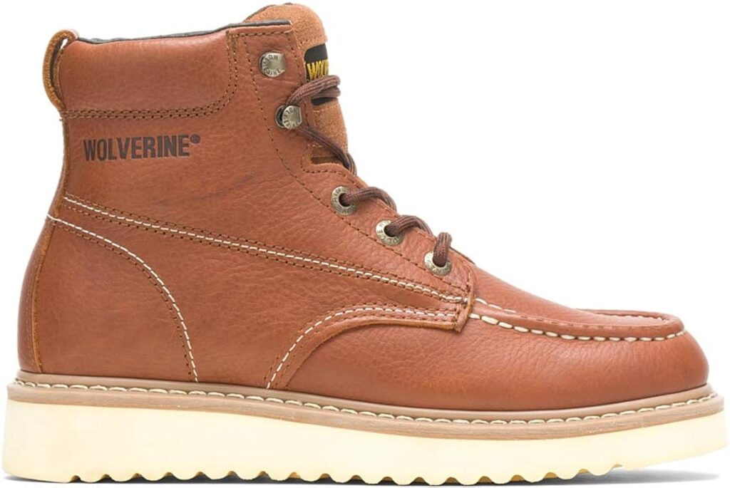 WOLVERINE Mens Moc Toe 6 Construction Boot