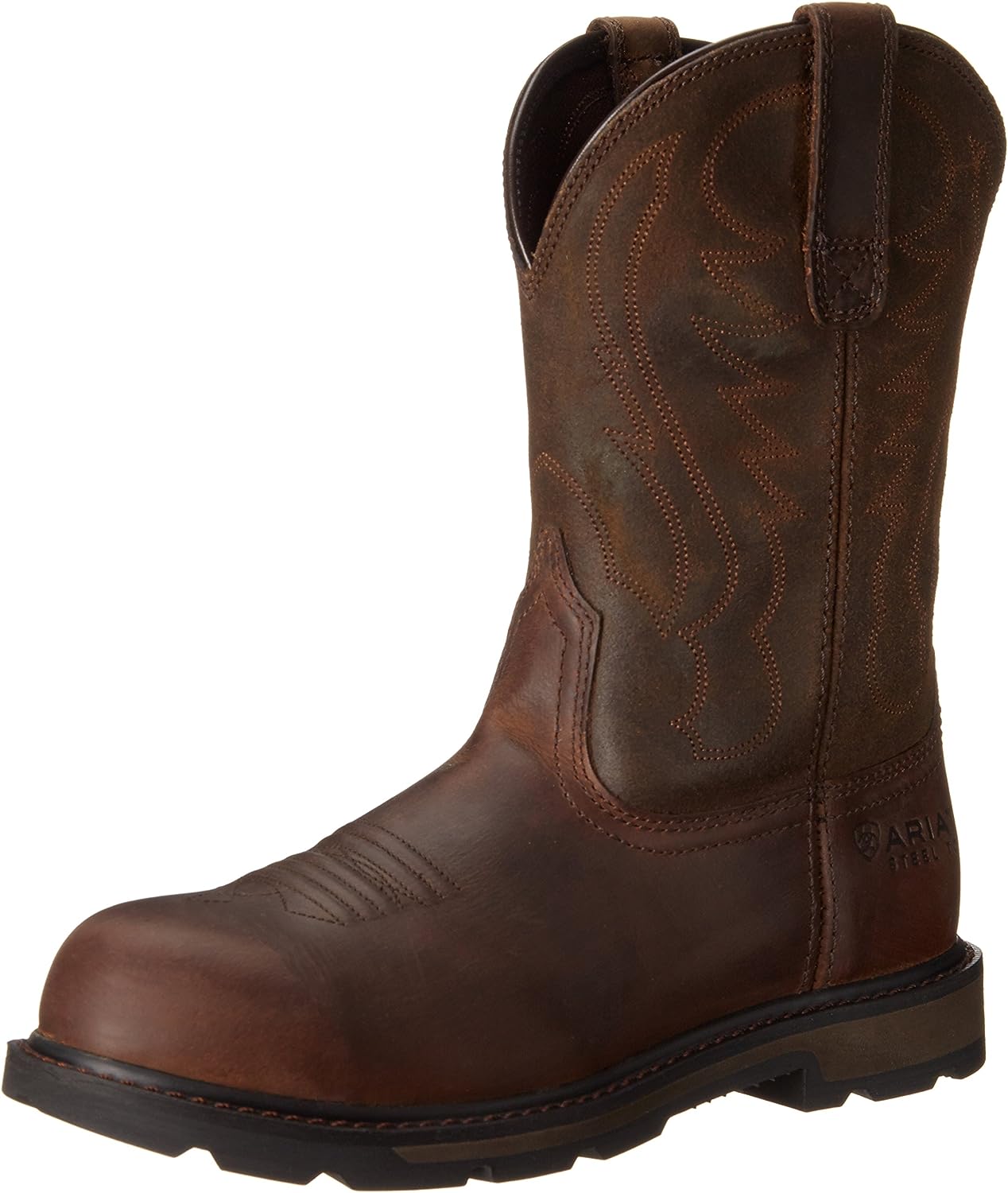 ARIAT Men's Groundbreaker Pull-on Steel Toe Work Boot Review - Work ...