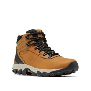 Columbia Men's Newton Ridge Plus II Waterproof Hiking Boot Shoe, Elk/Black, 10.5