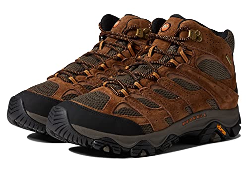 Merrell Men's Moab 3 Mid Waterproof Hiking Boot, Earth, 14 Wide