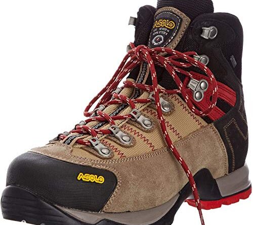 ASOLO Men's Fugitive GTX Light Hiking and Trekking Boots (Wool/Black, 10)