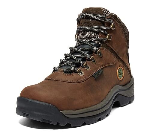 Timberland Men's White Ledge Mid Waterproof Hiking Boot, Brown-New 2024, 12 Wide