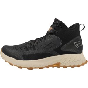 New Balance Men's Fresh Foam X Hierro Mid GTX V1 Trail Running Shoe, Black/Timberwolf, 11