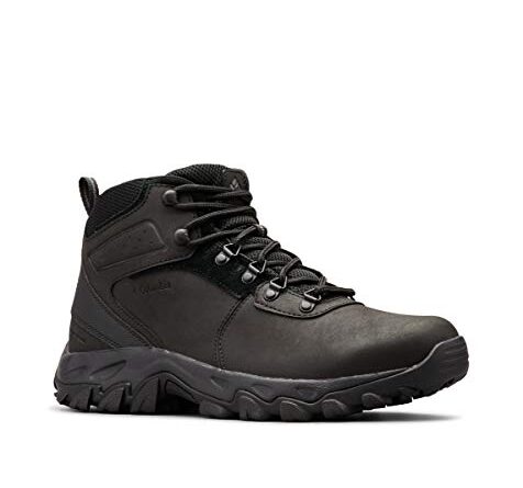 Columbia mens Newton Ridge Plus Ii Waterproof Boot Hiking Shoe, Black/Black, 10.5 US