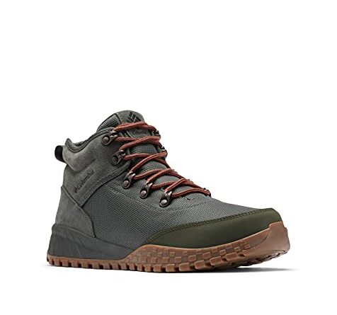 Columbia Men's Fairbanks Mid, Gravel/Dark Moss, 11.5