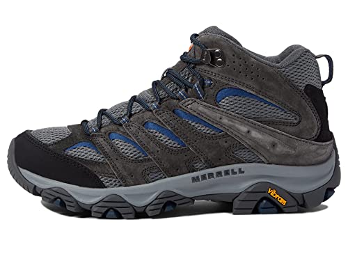 Merrell Men's Moab 3 Mid Hiking Boot, Granite, 11