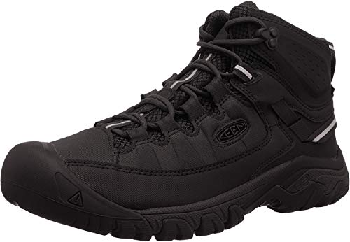 Keen Men's TARGHEE EXP MID WP BOOT, BLACK/BLACK, 11 M US