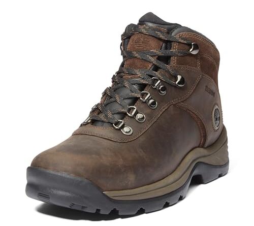 Timberland Men's Flume Mid Waterproof Hiking Boot, Dark Brown-NEW 2024, 10.5