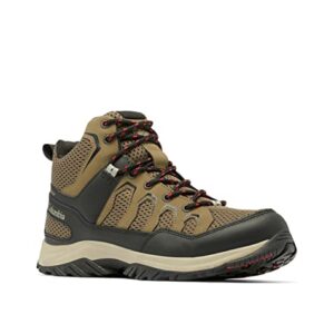 Columbia Men's Granite Trail Mid Waterproof, Mud/Black, 12