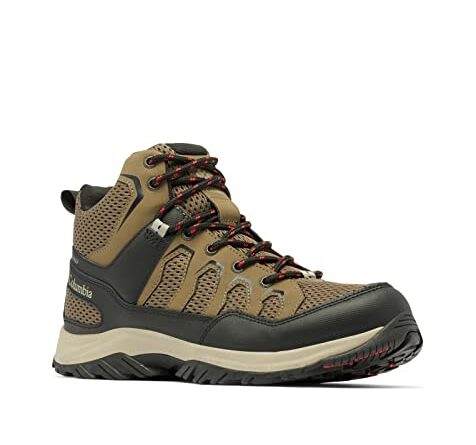 Columbia Men's Granite Trail Mid Waterproof, Mud/Black, 10.5