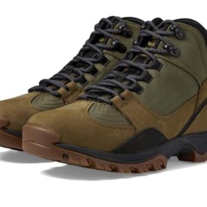 Timberland Men's Mt. Maddsen Anti-Fatigue Hiking Wateproof Leather Boots, Olive Nubuck, 11