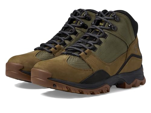 Timberland Men's Mt. Maddsen Anti-Fatigue Hiking Wateproof Leather Boots, Olive Nubuck, 11