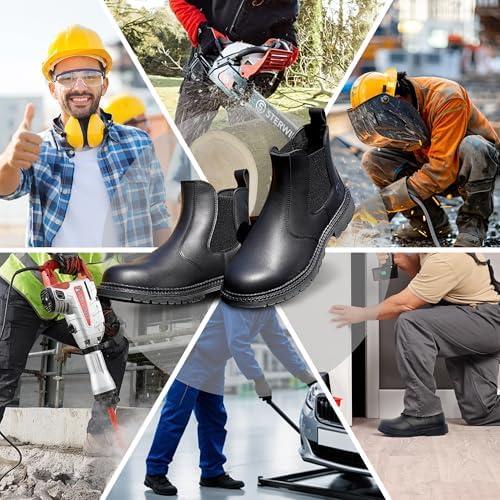 Discover Comfort‍ and Safety: ⁢Our ZERVRTON Steel Toe⁤ Work Boots