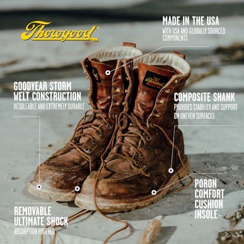 Discover Our thorogood 8” Steel Toe Work Boots​ for Men