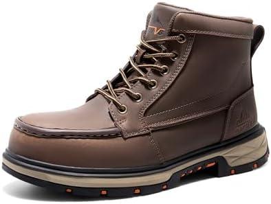 Discover Our Comfort: NORTIV 8 Waterproof Steel Toe Boots