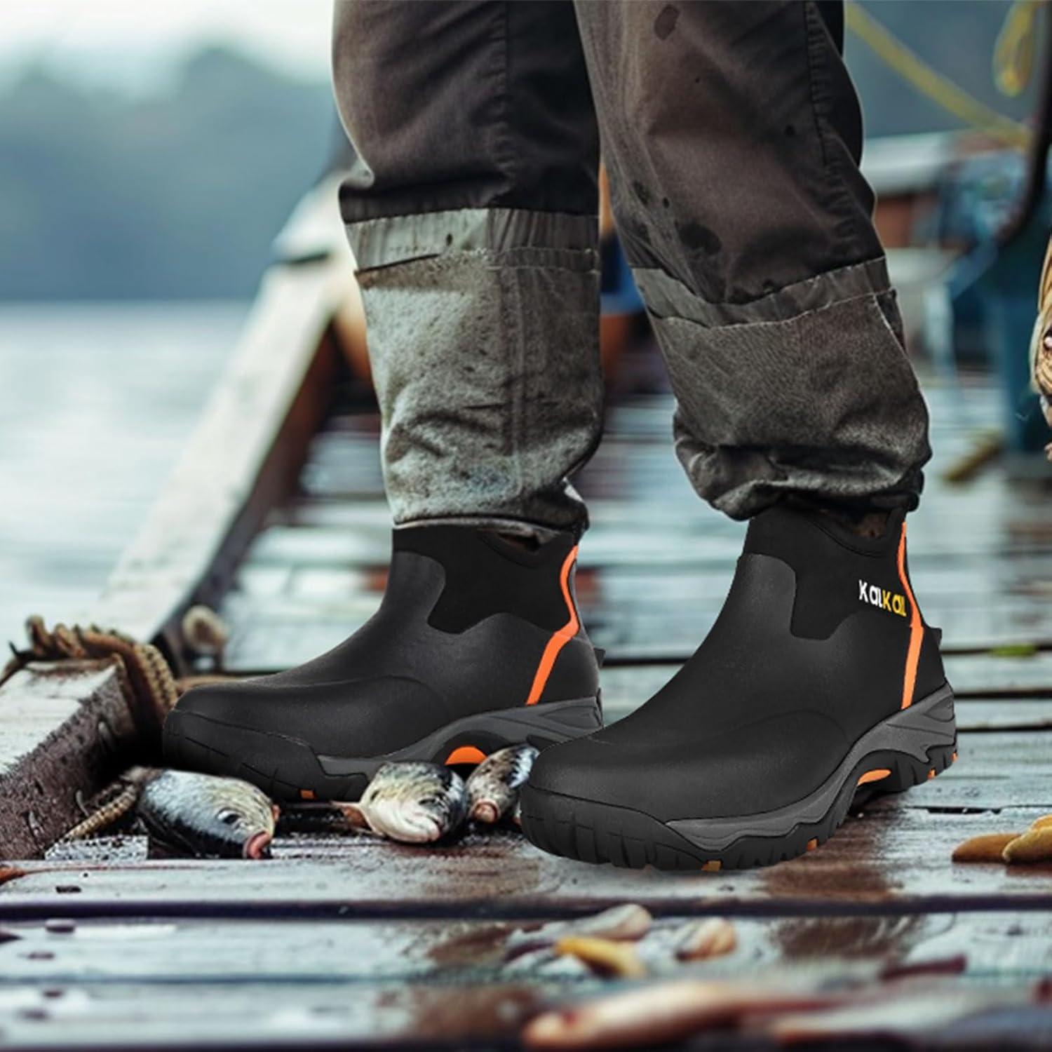 Testing Kalkal Men's Boots ⁢in Rain​ and⁤ Mud