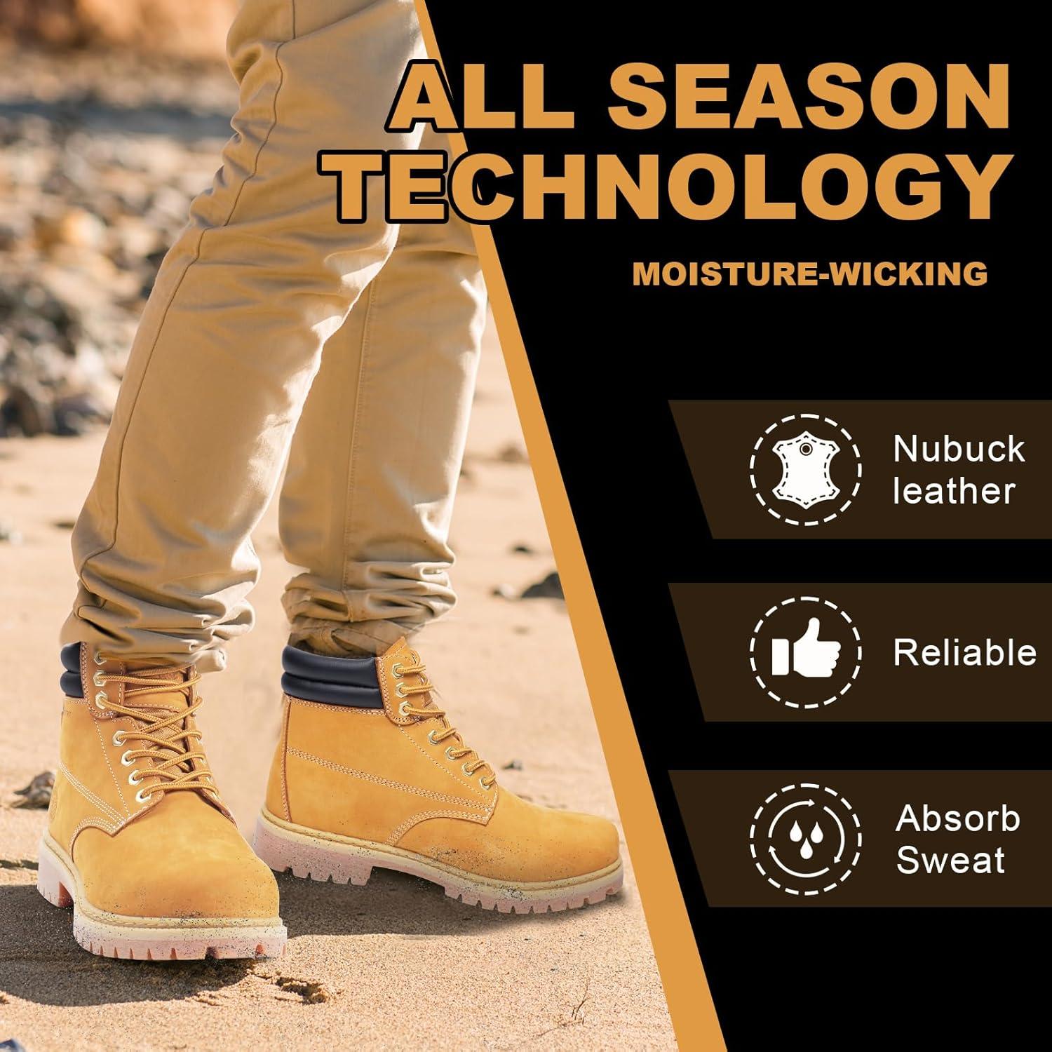 Discover Our Durable 7-Inch Work Boots: ‍Safety Meets Comfort