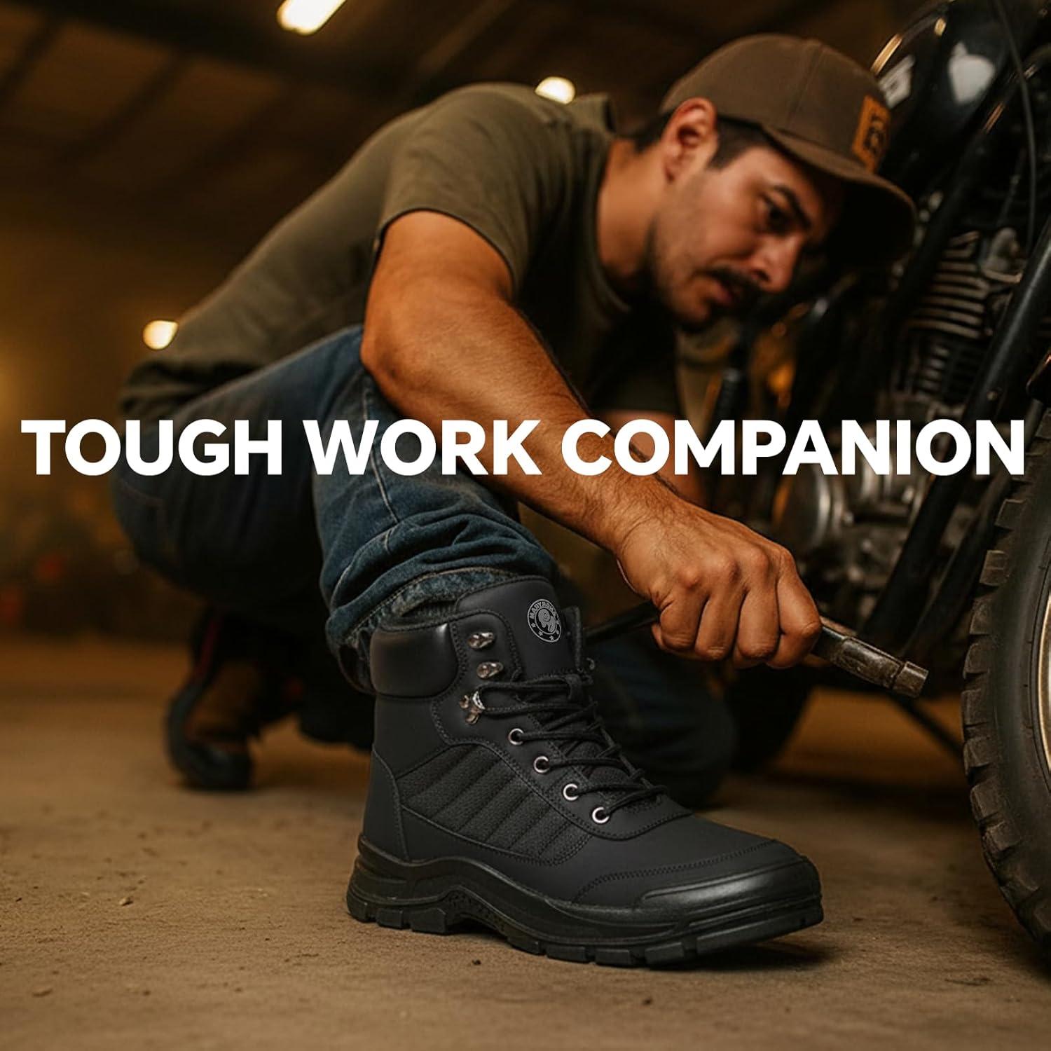 Testing Angryram Steel Toe Boots on the Job