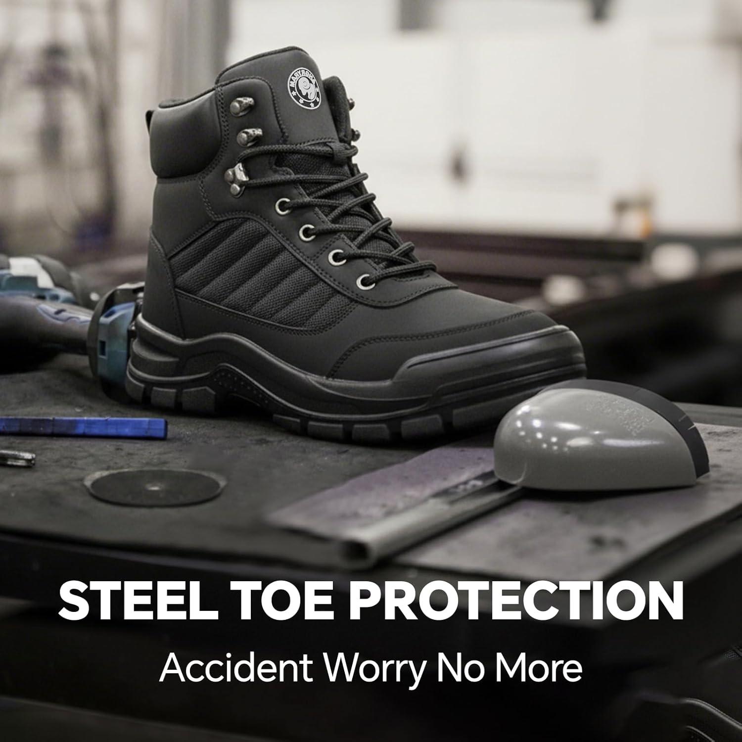 Testing Angryram Steel Toe boots on the Job