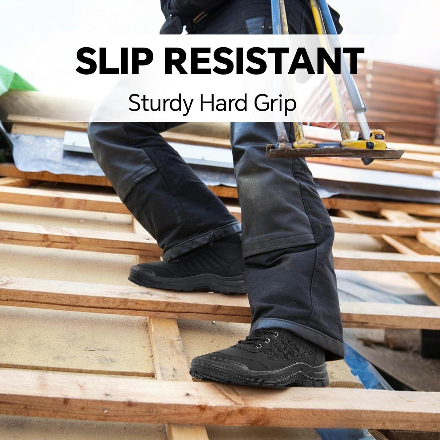 Testing Angryram Steel Toe Boots on the job