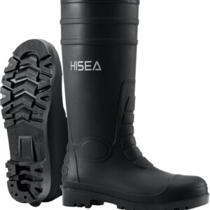 Testing HISEA Steel Toe Rain Boots in Tough Work