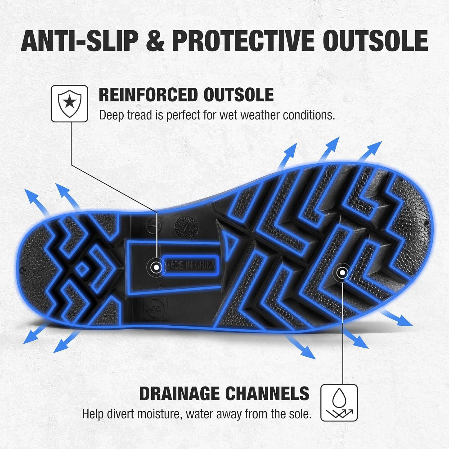 Testing NINGO Steel toe Rain Boots for Our Work