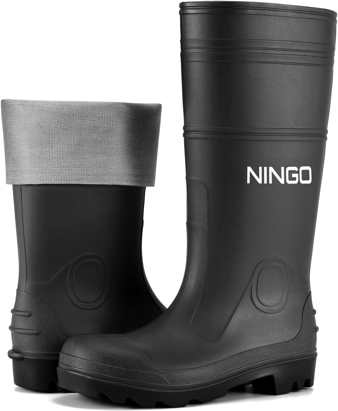 Testing NINGO Steel Toe Rain Boots for Our Work