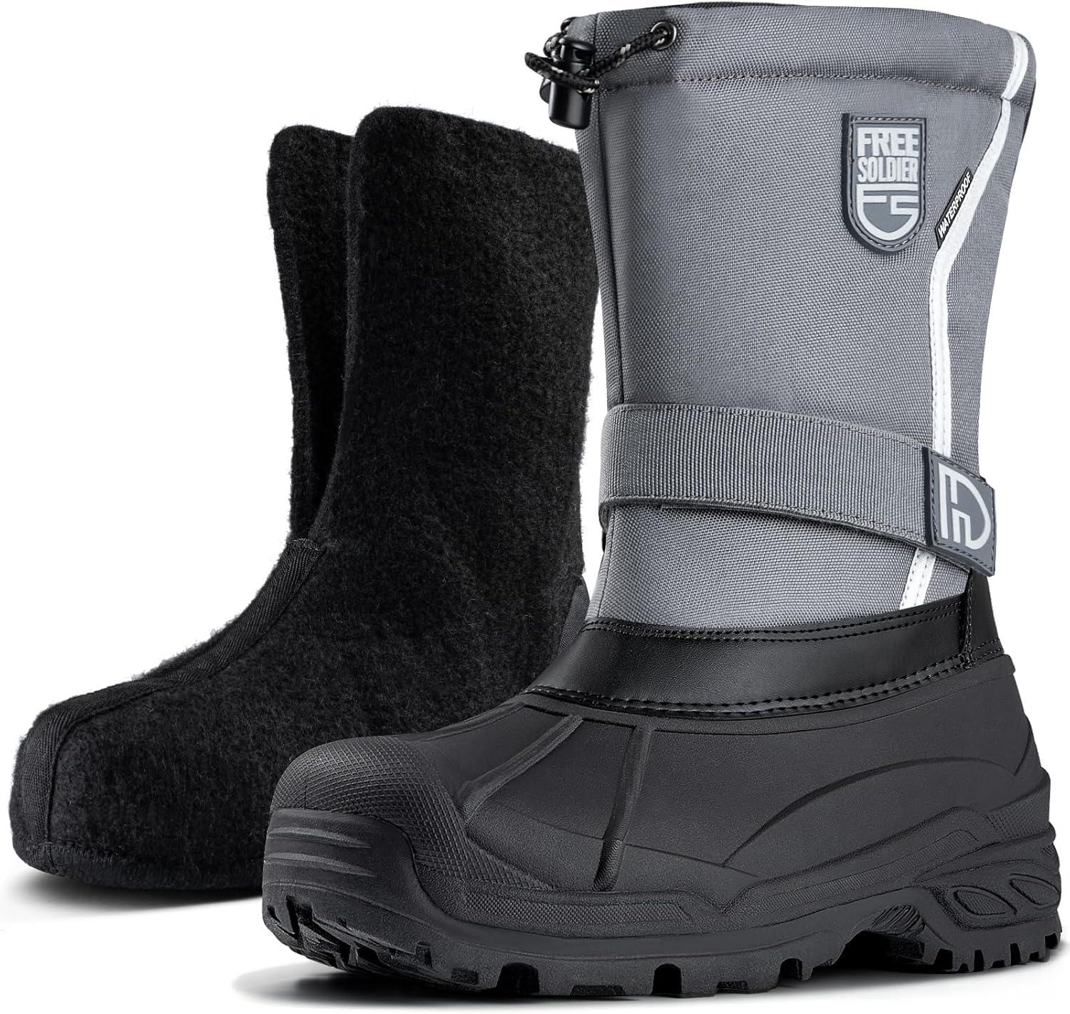 Testing FREE‌ SOLDIER Snow Boots on Winter Trails