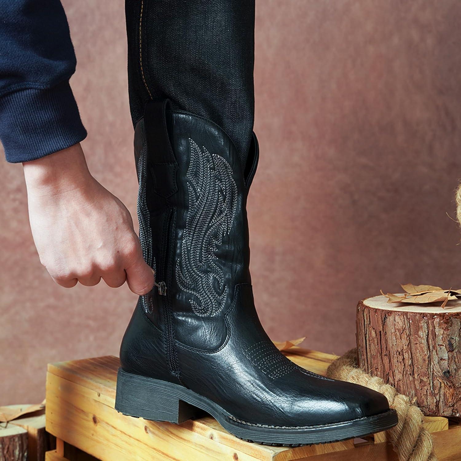 We Try JOUSEN's Retro Cowboy Boots for men