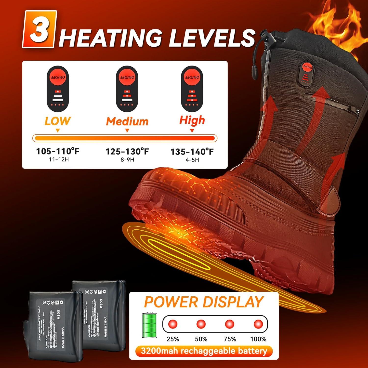 Our Take on These Heated Waterproof Winter Boots