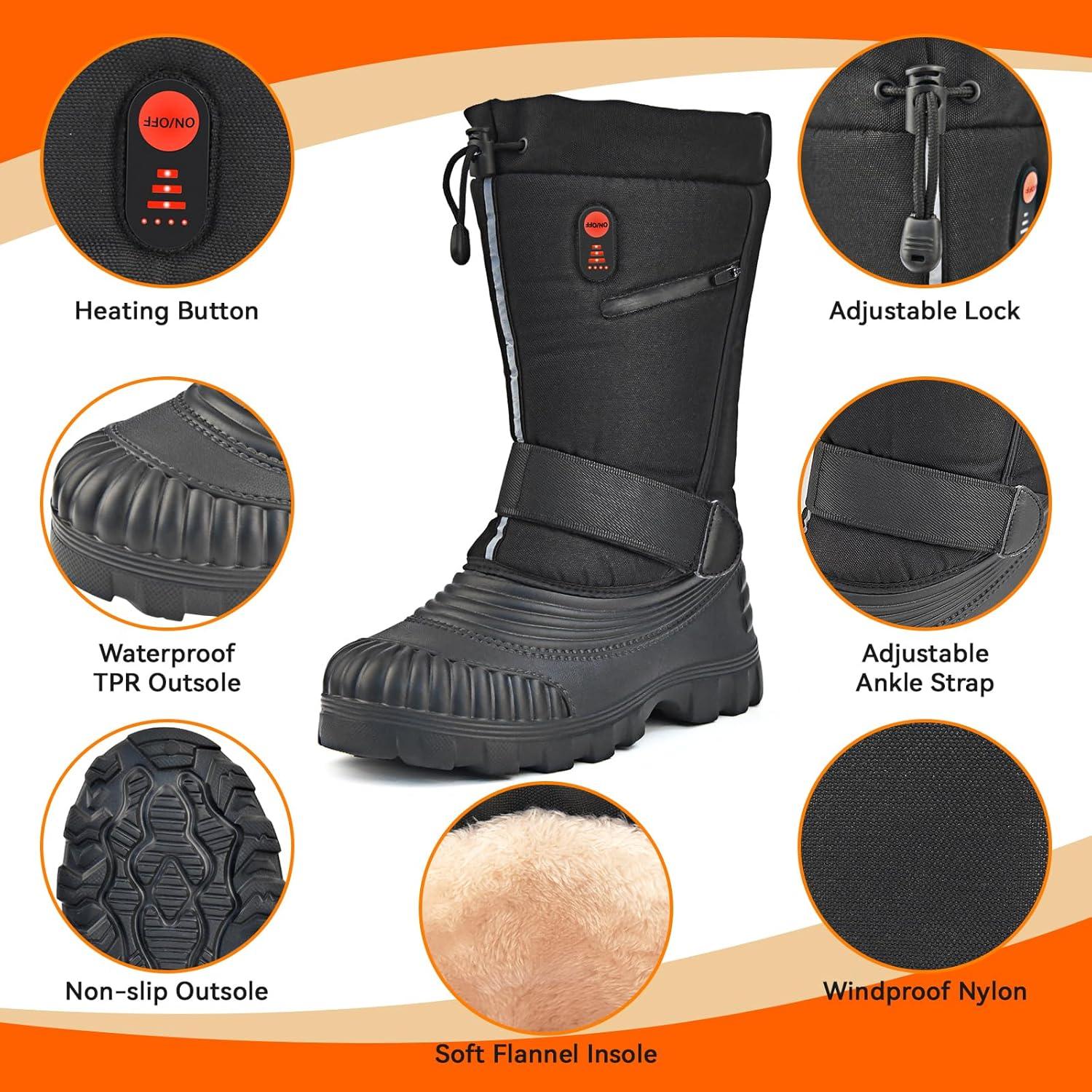 Our Take on These Heated Waterproof Winter Boots