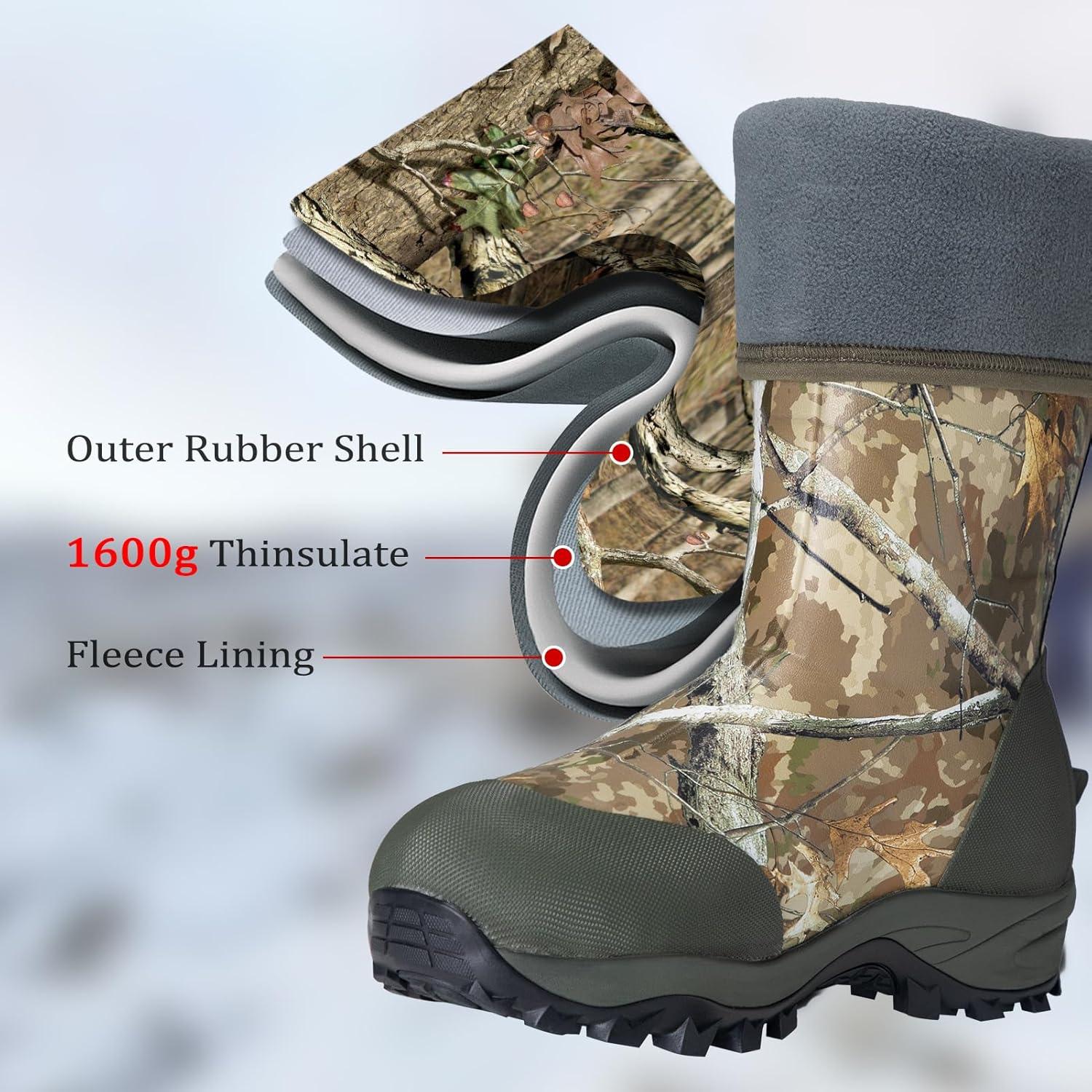 testing Winter's Edge: Our Take on 1600g⁣ Hunt Boots