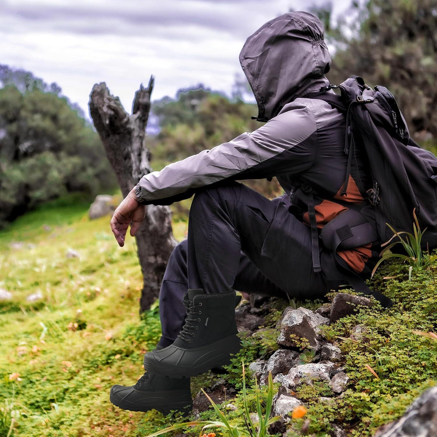 our Take on Lightweight Men's⁣ Winter Duck Boots