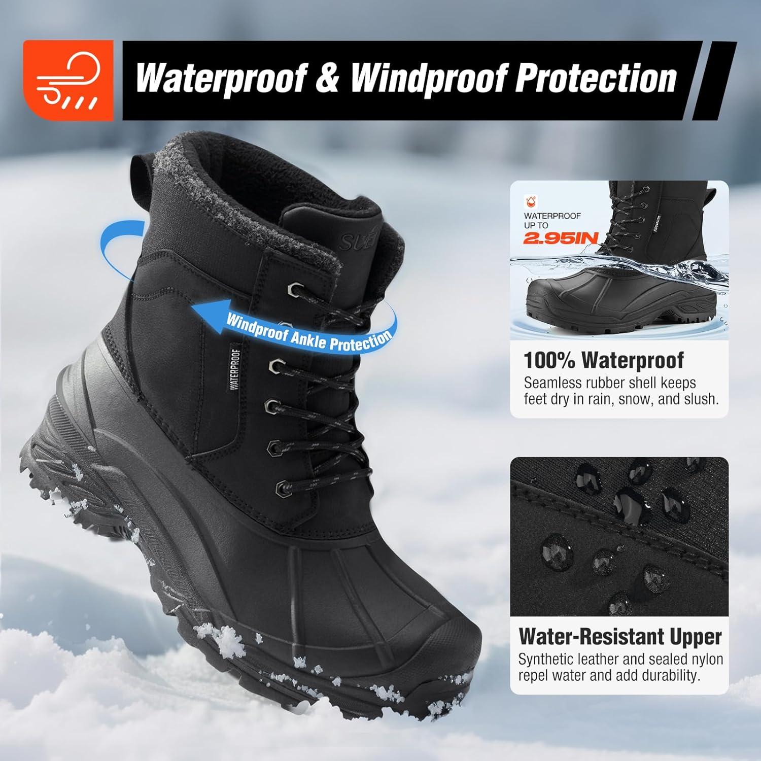 Our Take on Lightweight‍ Men's Winter Duck ⁣Boots