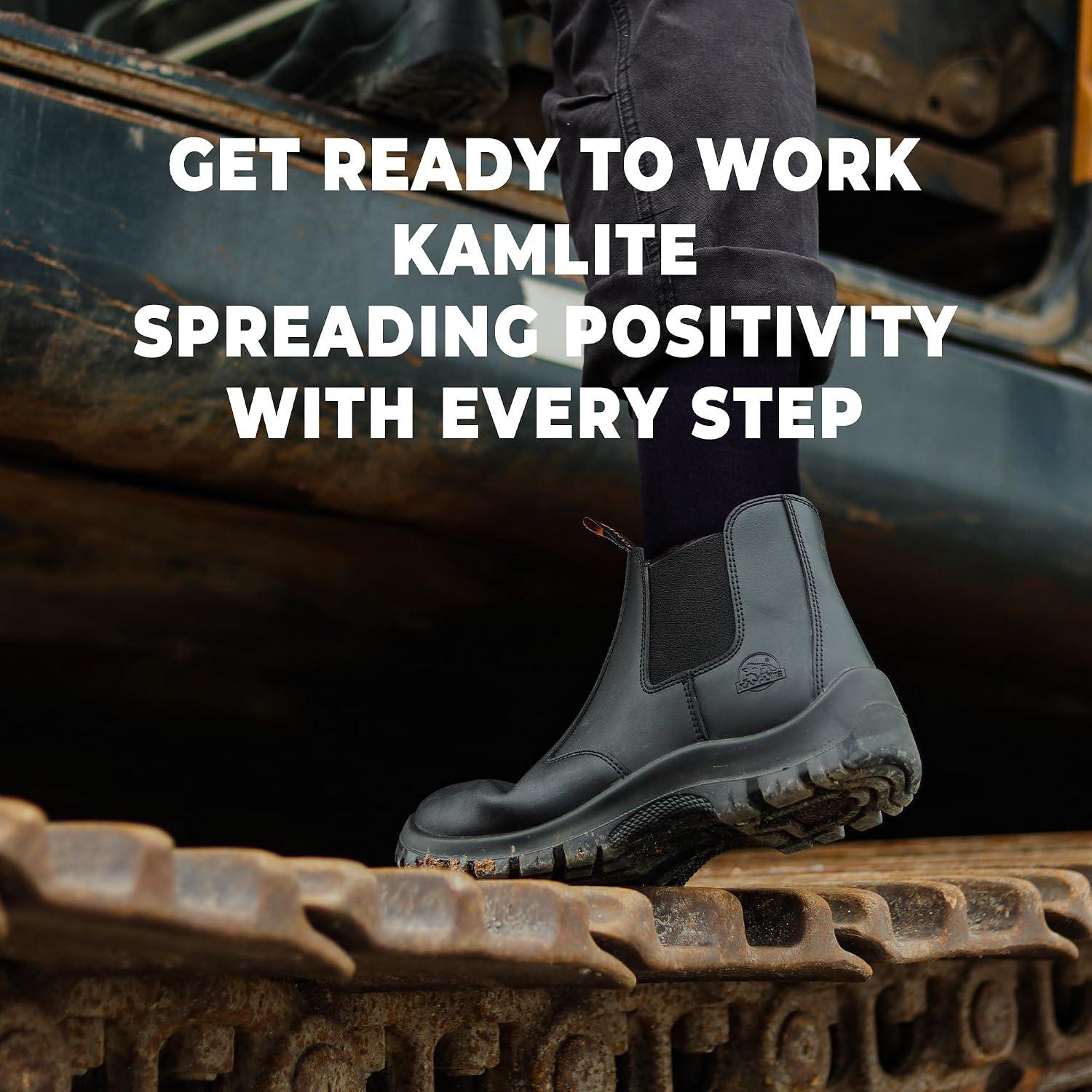 Our Take on‍ KAM-LITE's Slip-On Steel​ Toe Work Boots