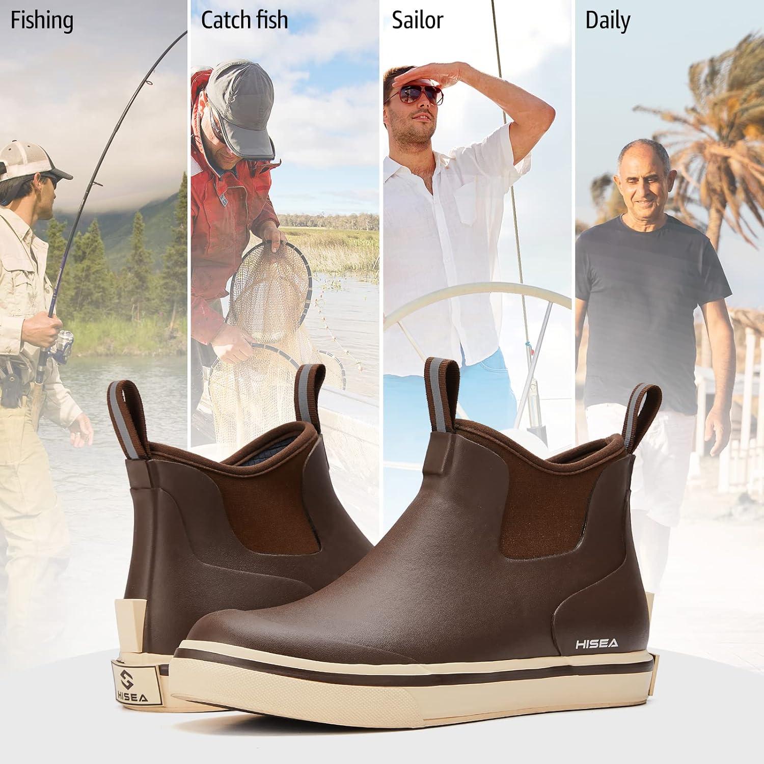 our Take⁤ on HISEA Men's Deck Rain Fishing ​Boots