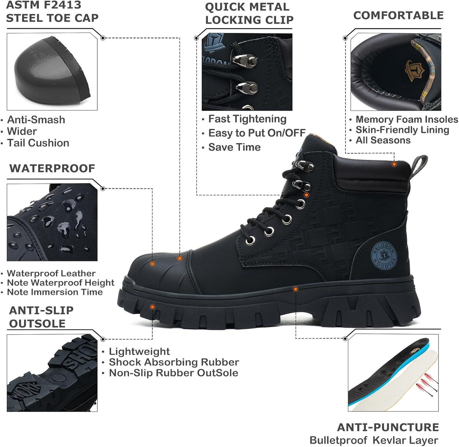 Our Take on ⁢KELODON's Indestructible‍ Work ‍Boots