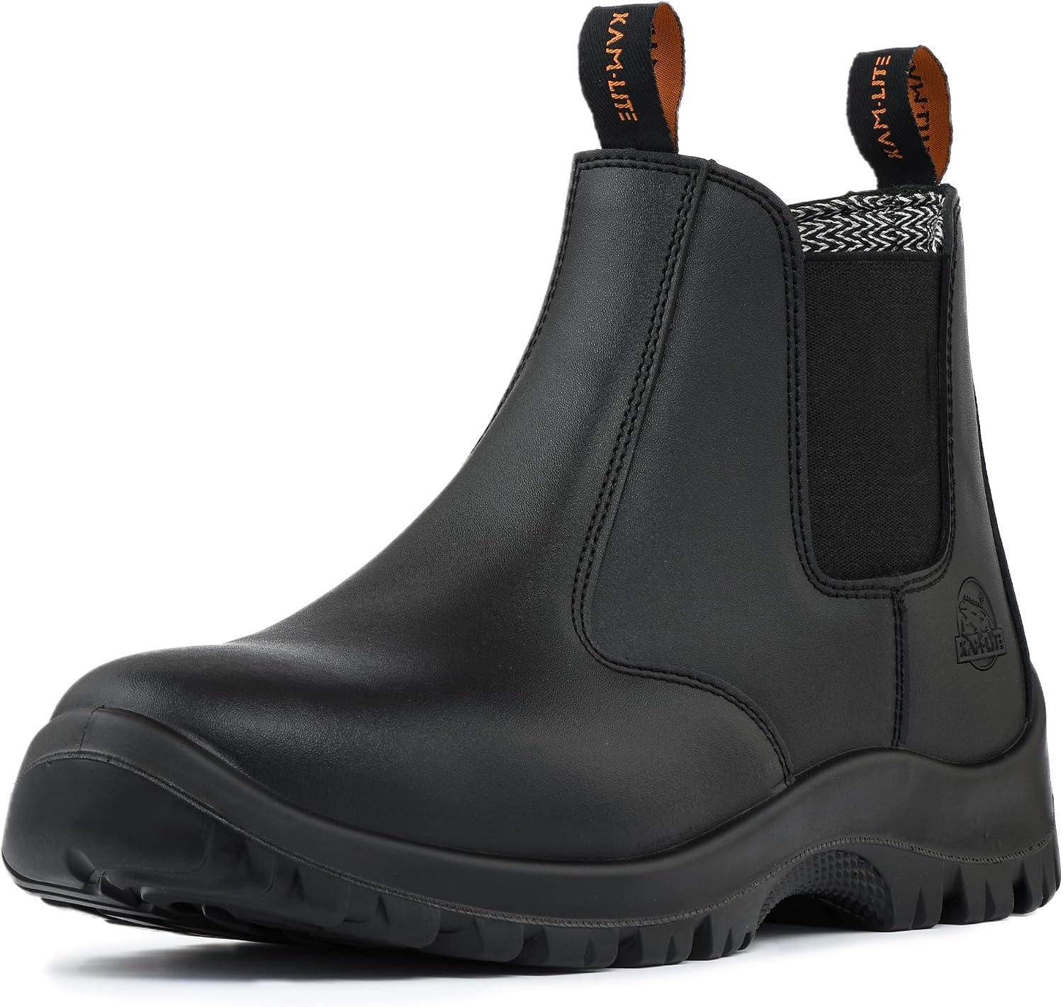 Our Take on KAM-LITE's Slip-On Steel Toe Work Boots