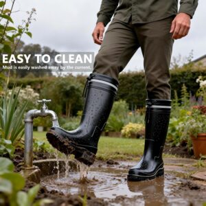 Our Take on These Knee-High Men’s Rain Boots