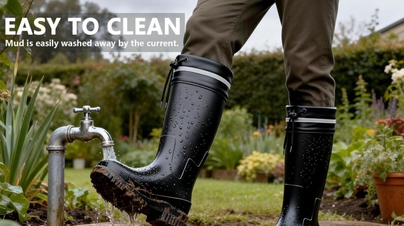 Our Take on These Knee-High Men’s Rain Boots